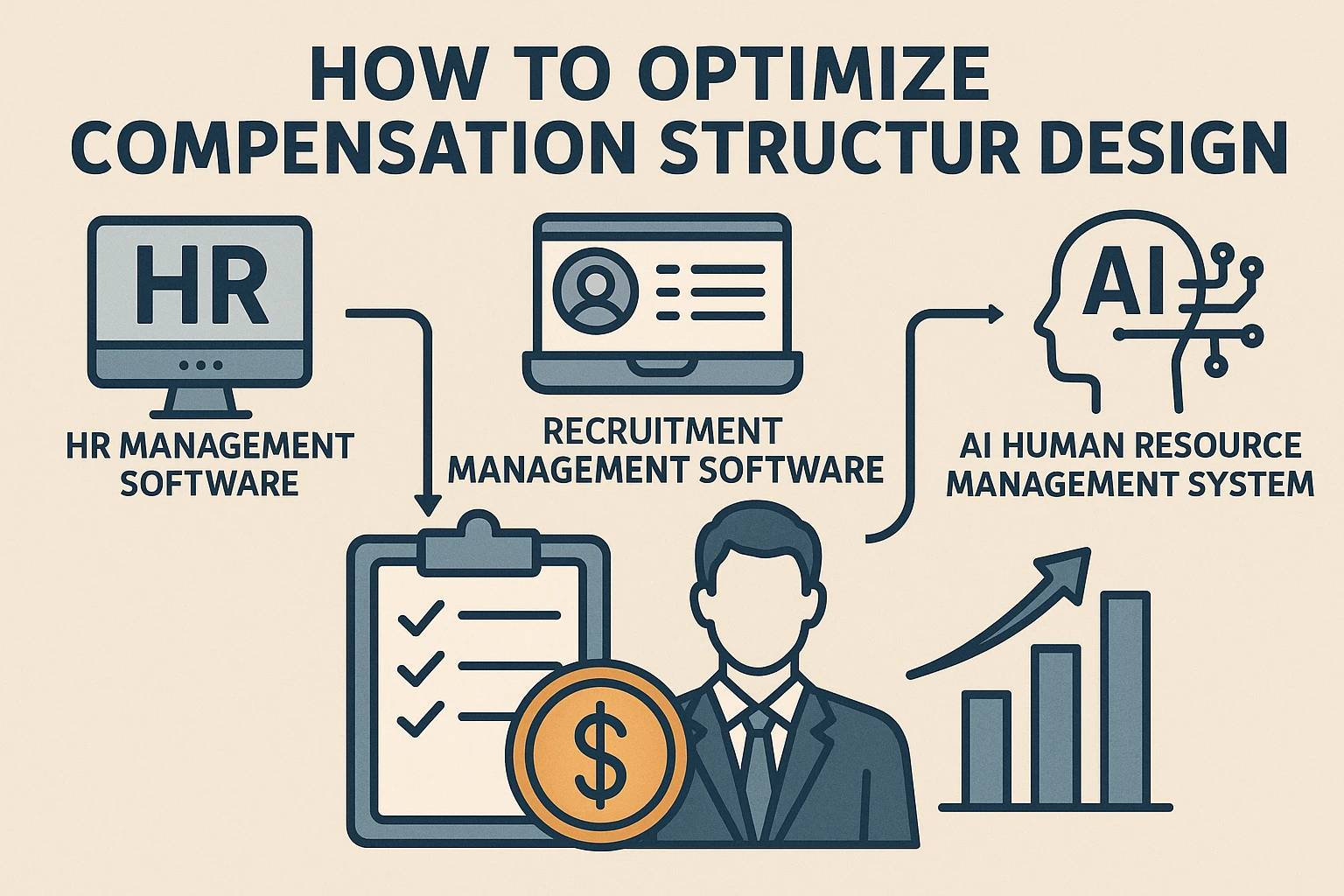 如何利用HR管理软件、招聘管理软件和AI人事管理系统优化薪酬结构设计