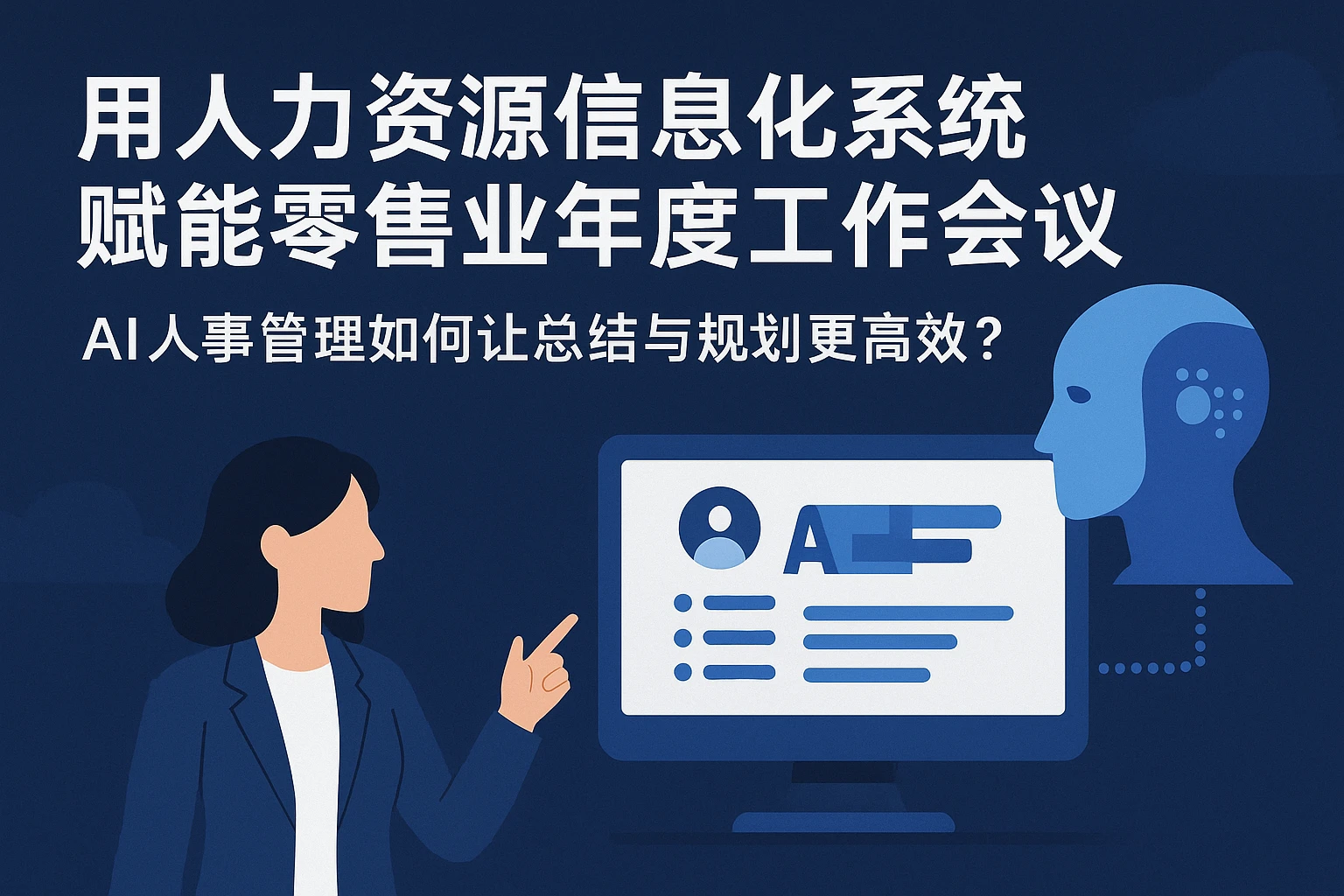 用人力资源信息化系统赋能零售业年度工作会议：AI人事管理如何让总结与规划更高效？