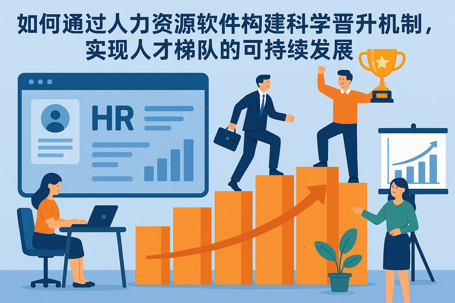 如何通过人力资源软件构建科学晋升机制,实现人才梯队的可持续发展
