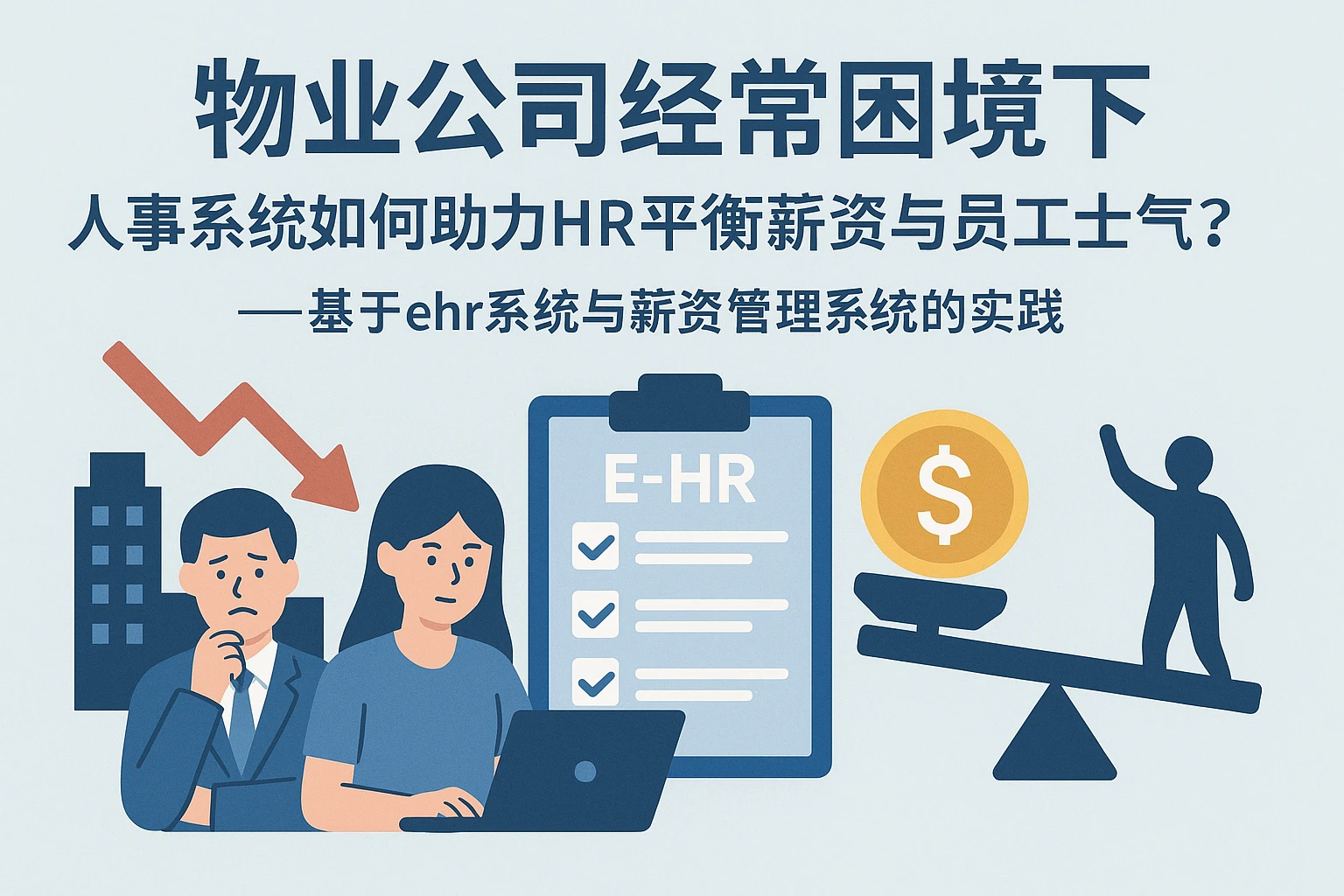物业公司经营困境下，人事系统如何助力HR平衡薪资与员工士气？——基于ehr系统与薪资管理系统的实践