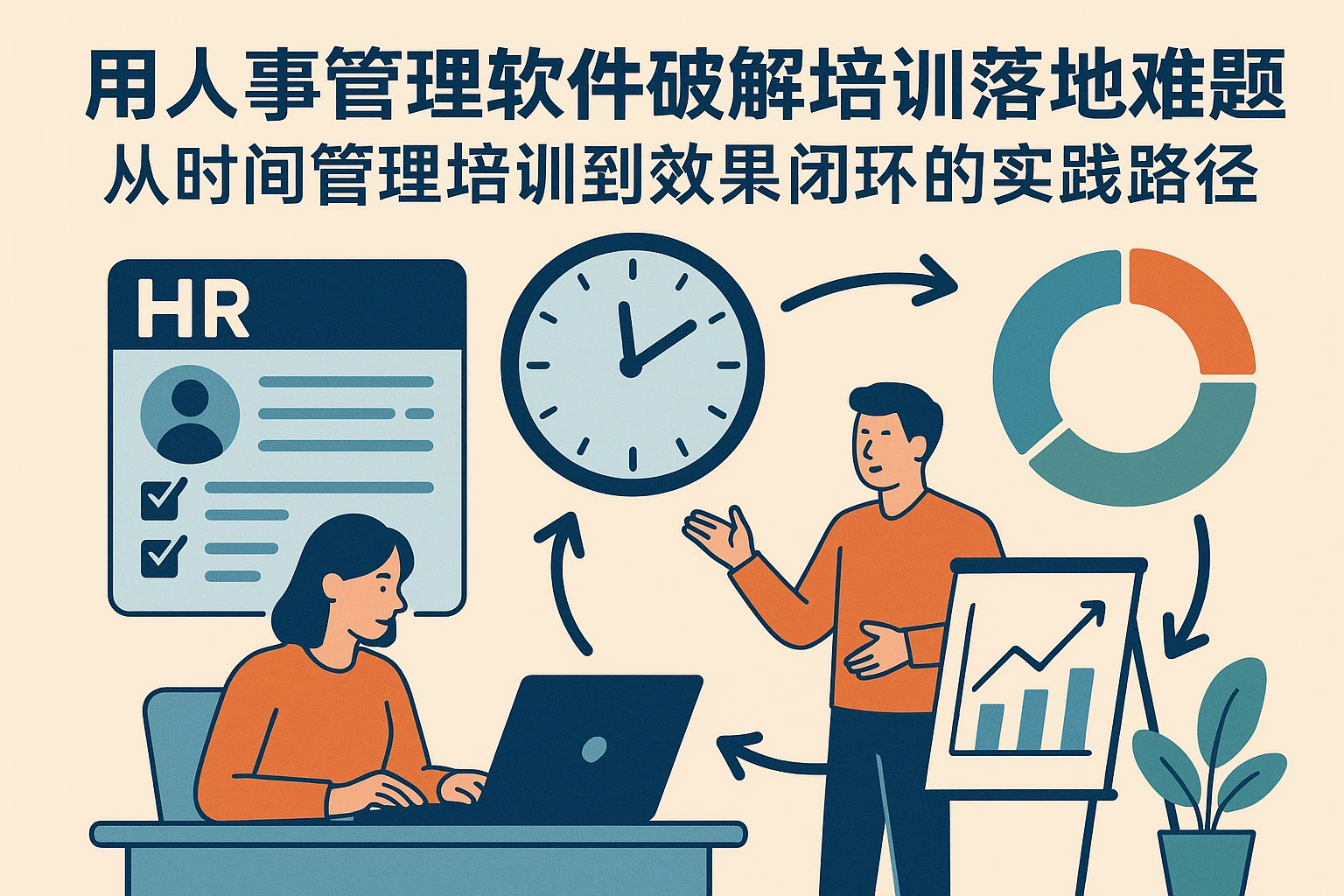 用人事管理软件破解培训落地难题：从时间管理培训到效果闭环的实践路径