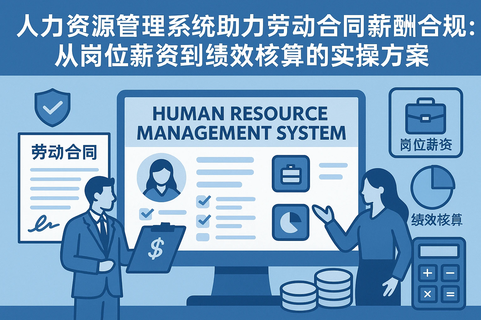 人力资源管理系统助力劳动合同薪酬合规：从岗位薪资到绩效核算的实操方案
