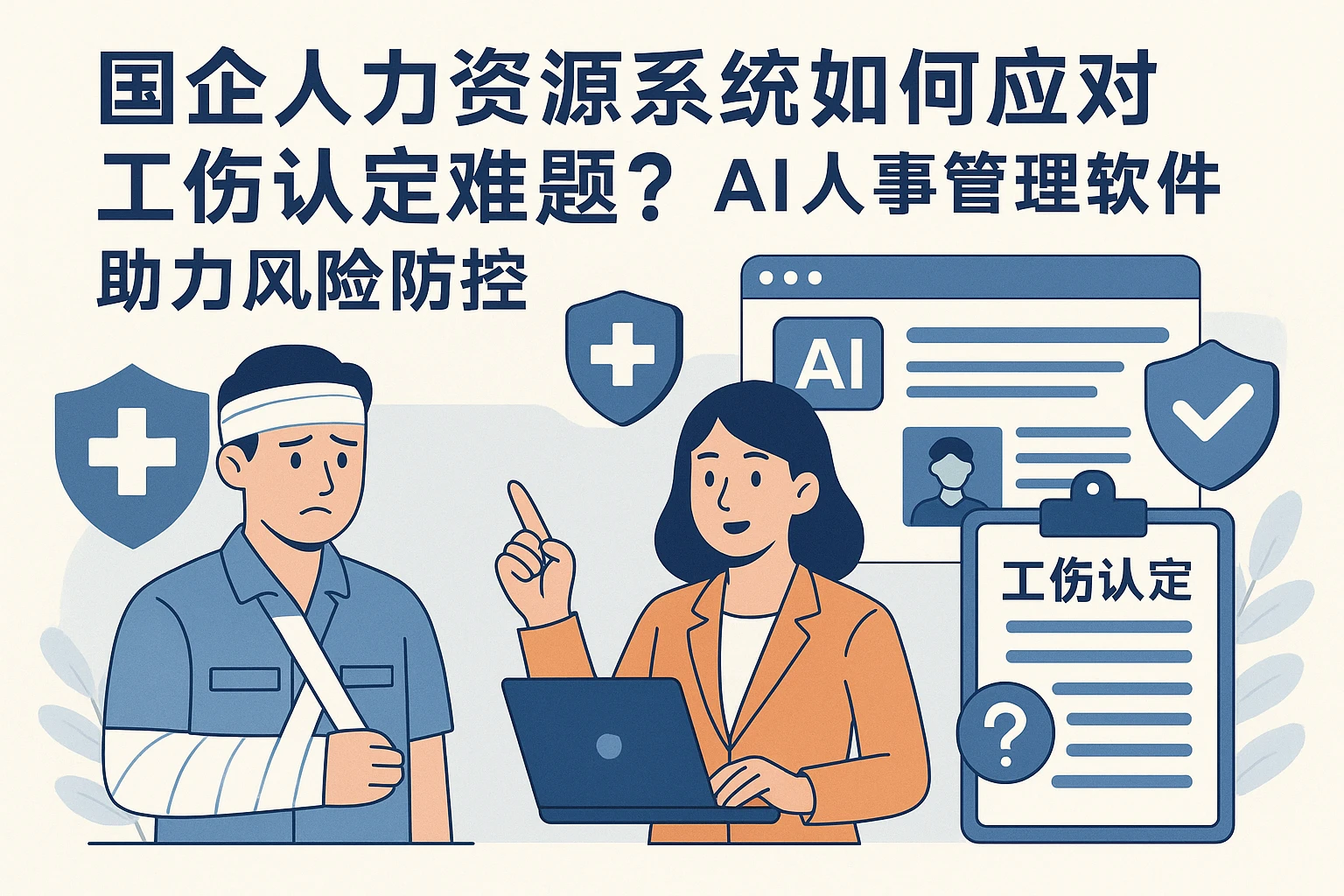 国企人力资源系统如何应对工伤认定难题?AI人事管理软件助力风险防控
