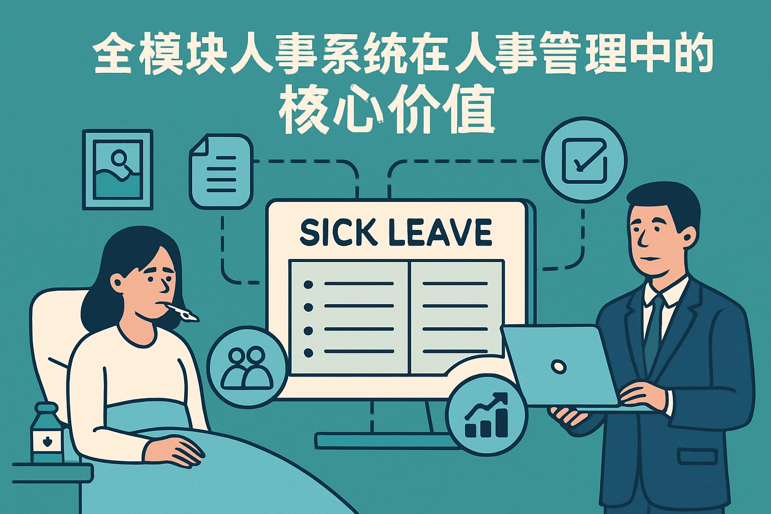 全模块人事系统在病假管理中的核心价值