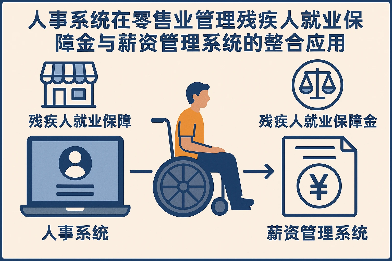 人事系统在零售业管理残疾人就业保障金与薪资管理系统的整合应用