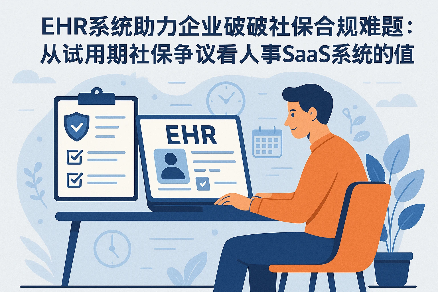 EHR系统助力企业破解社保合规难题：从试用期社保争议看人事SaaS系统的价值