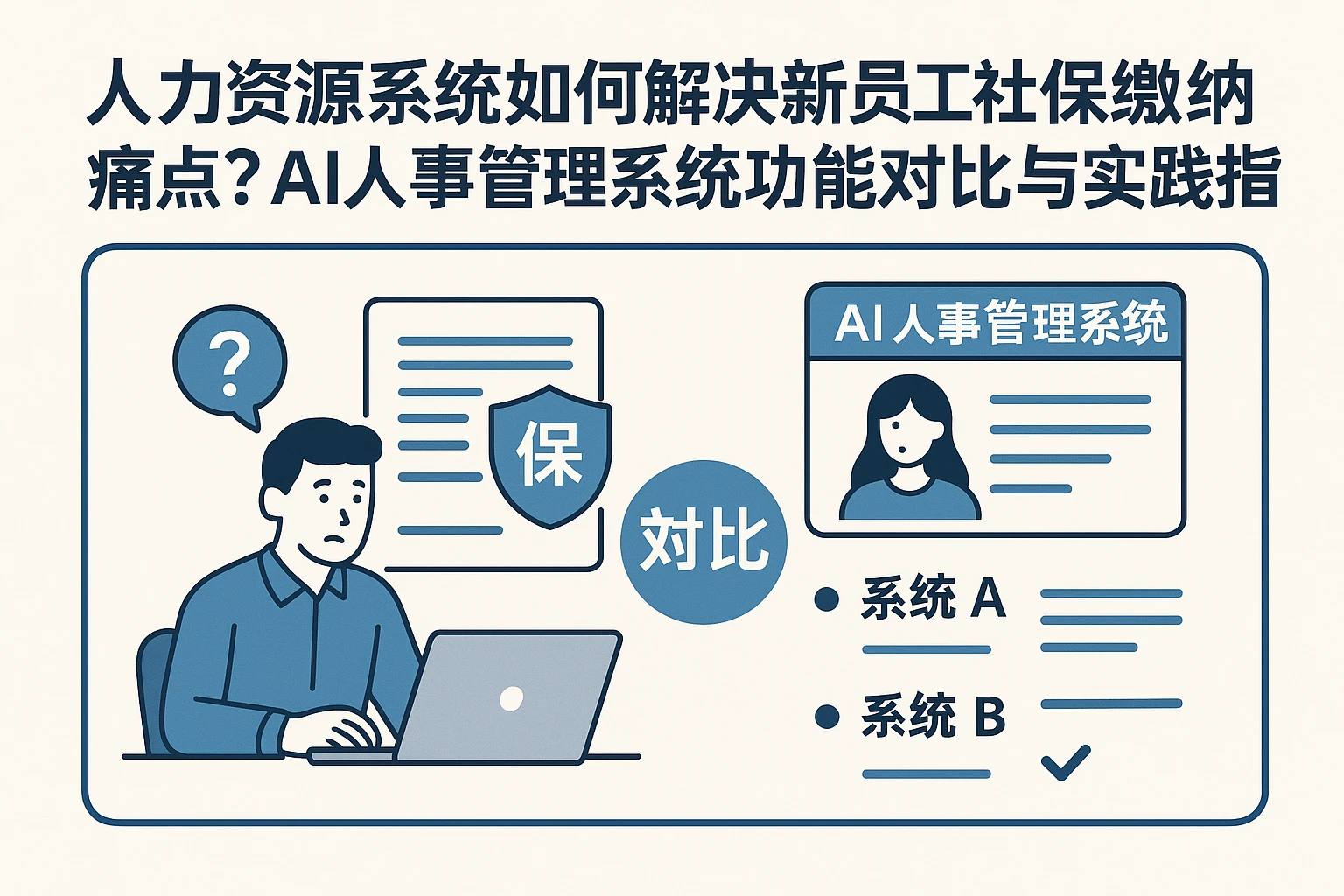 人力资源系统如何解决新员工社保缴纳痛点?AI人事管理系统功能对比与实践指南