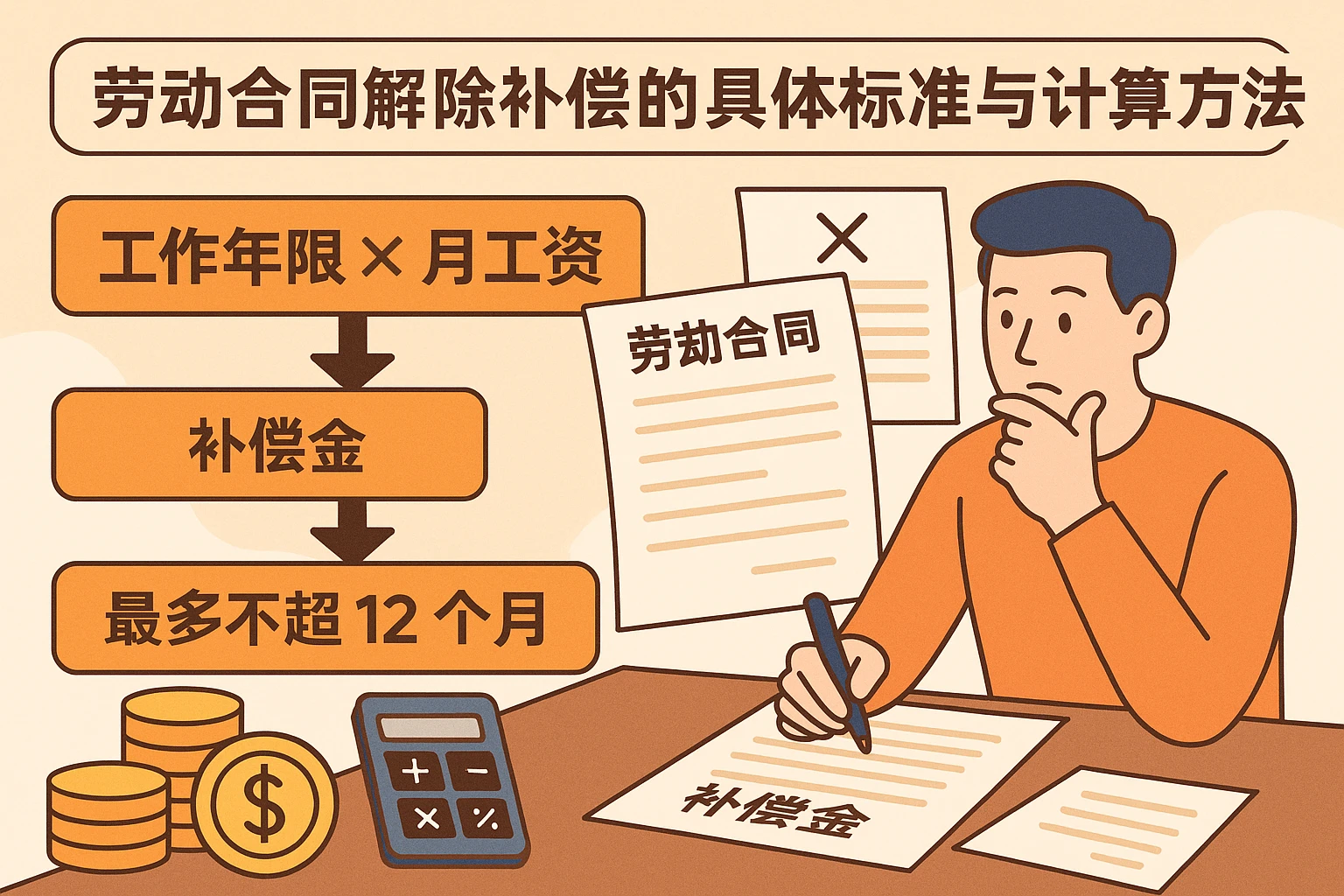 劳动合同解除补偿的具体标准与计算方法