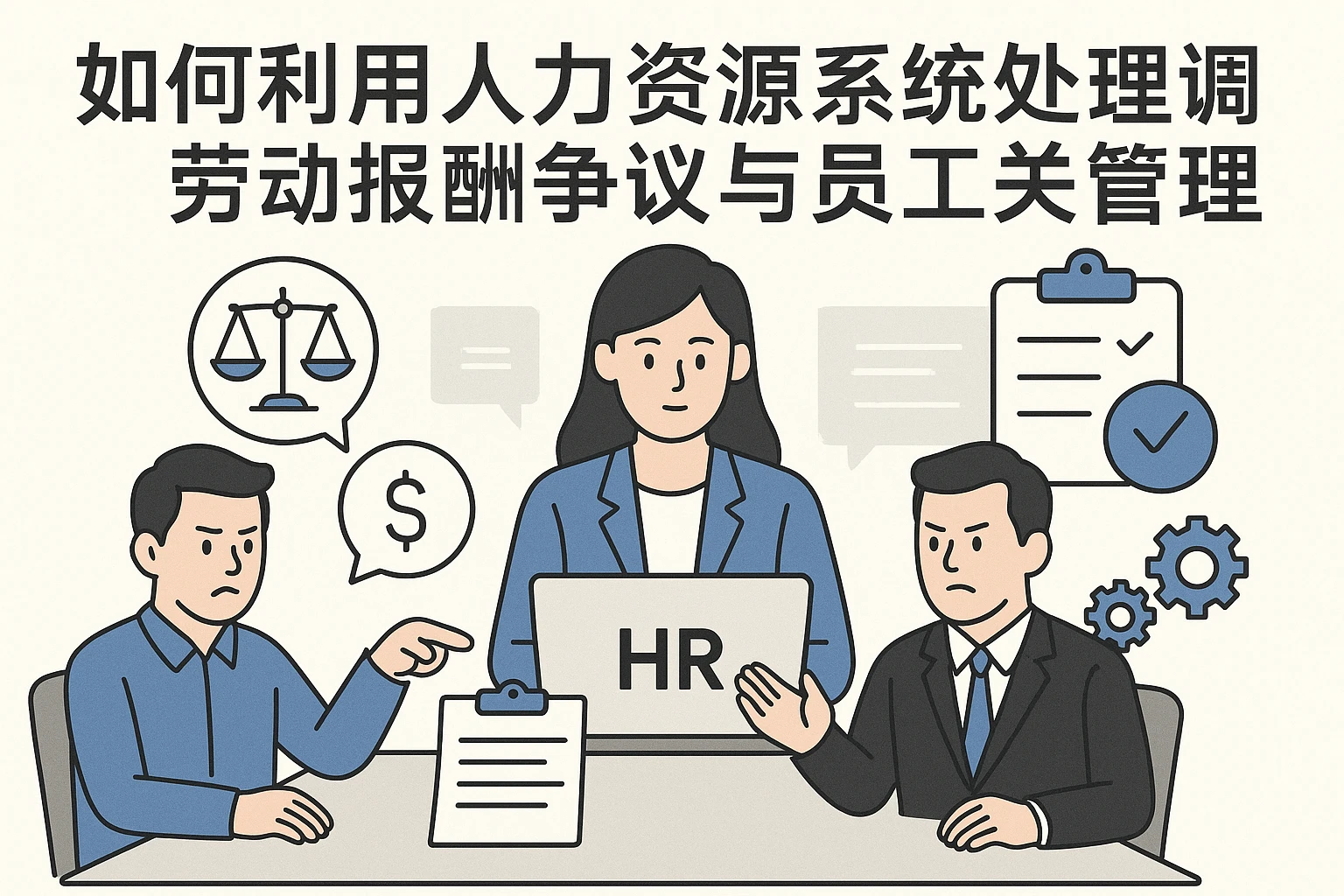 如何利用人力资源系统处理劳动报酬争议与员工关系管理