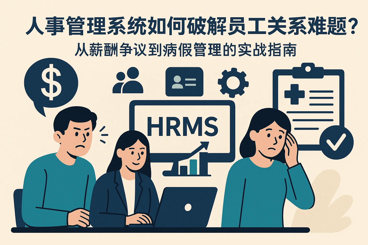 人事管理系统如何破解员工关系难题？从薪酬争议到病假管理的实战指南