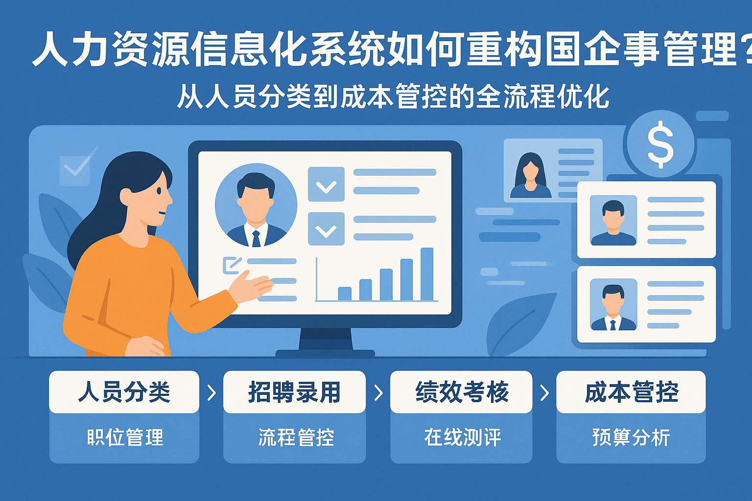 人力资源信息化系统如何重构国企人事管理？从人员分类到成本管控的全流程优化