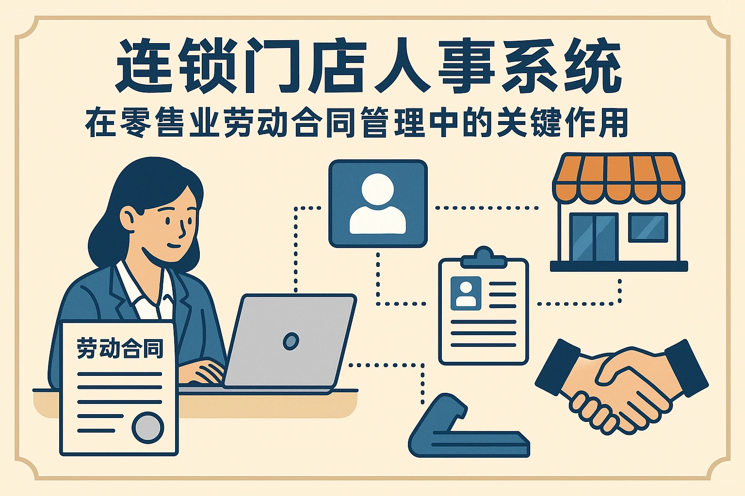 连锁门店人事系统在零售业劳动合同管理中的关键作用