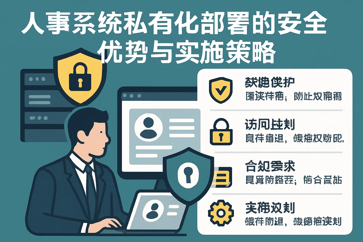人事系统私有化部署的安全优势与实施策略