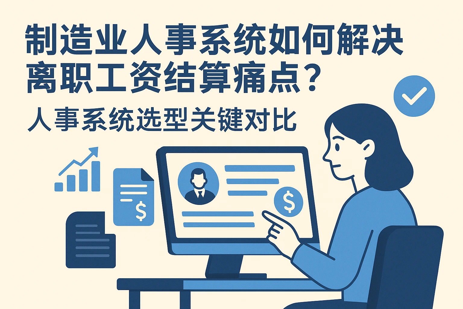 制造业人事系统如何解决离职工资结算痛点?人事系统选型关键对比