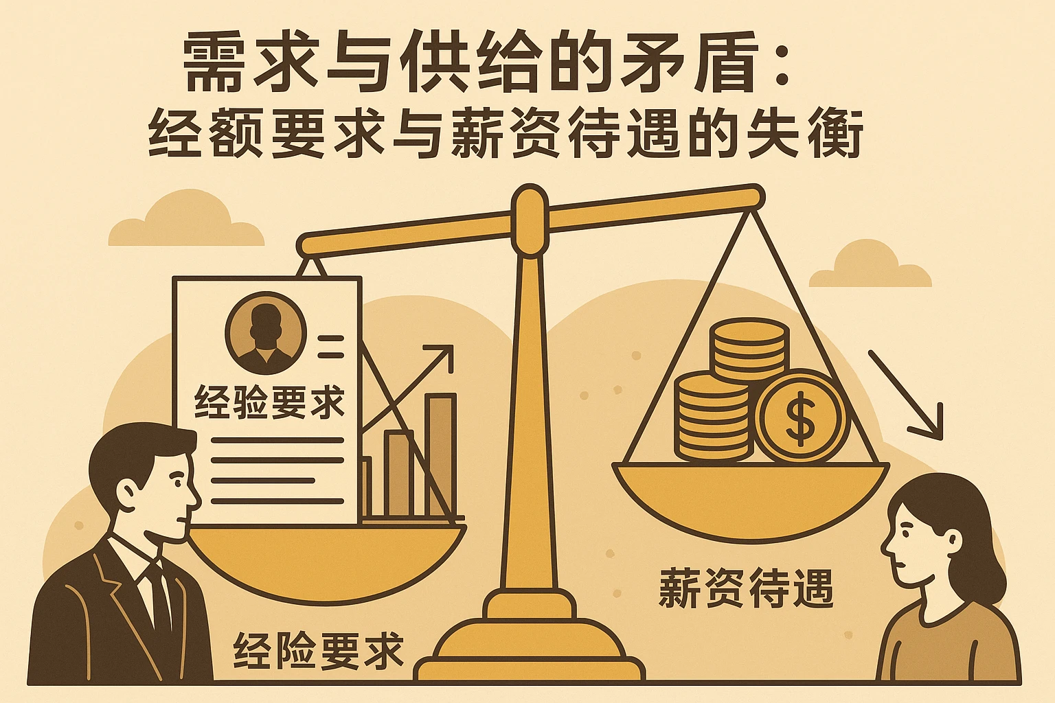 2. 需求与供给的矛盾:经验要求与薪资待遇的失衡