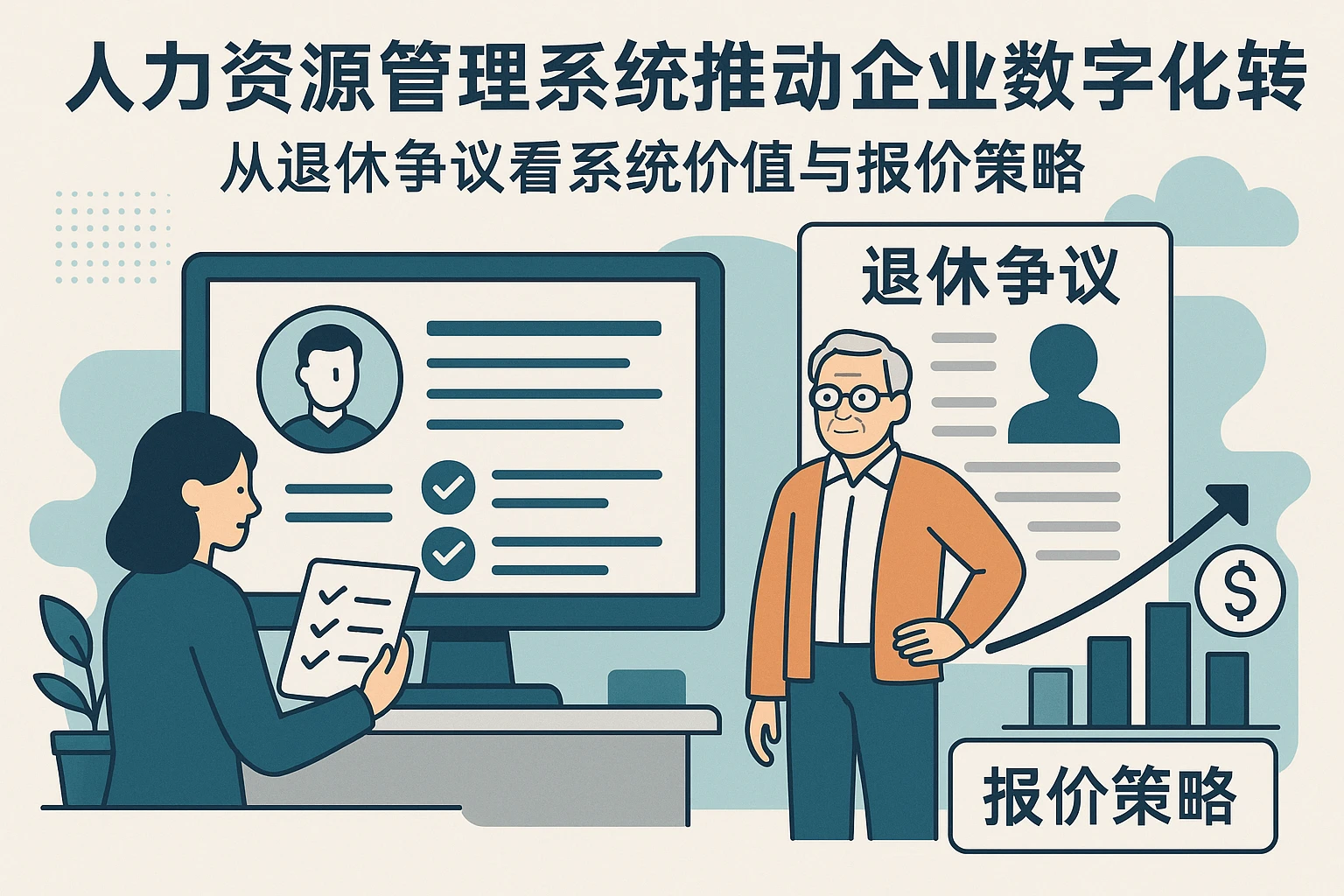 人力资源管理系统推动企业数字化转型：从退休争议看系统价值与报价策略