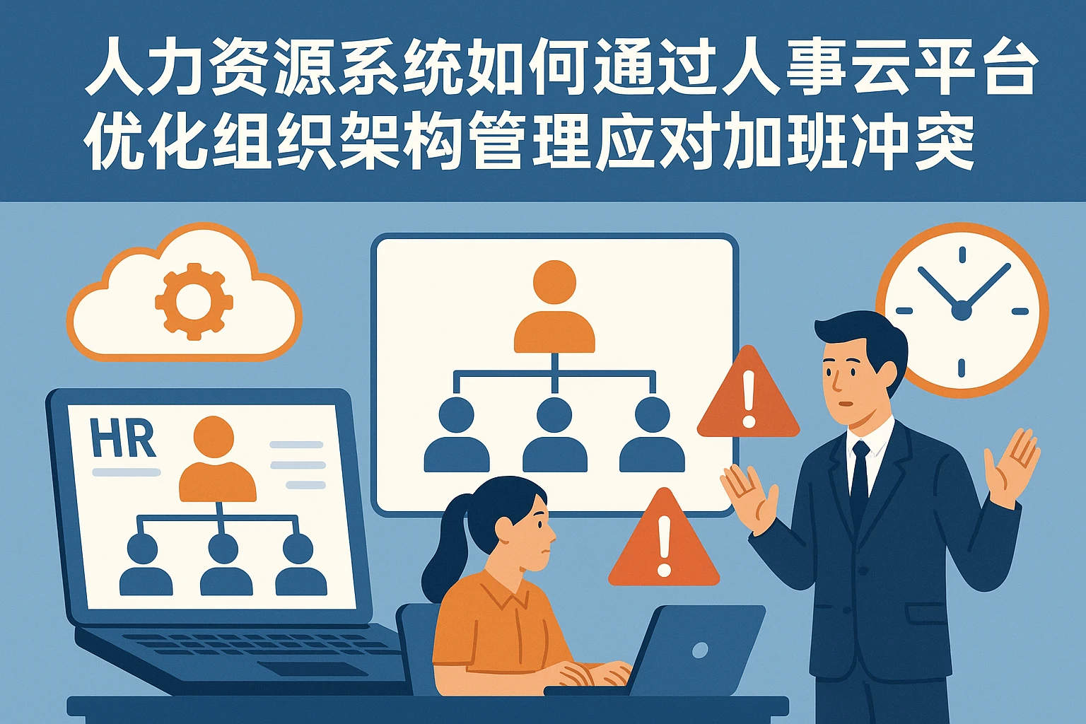 人力资源系统如何通过人事云平台优化组织架构管理应对加班冲突