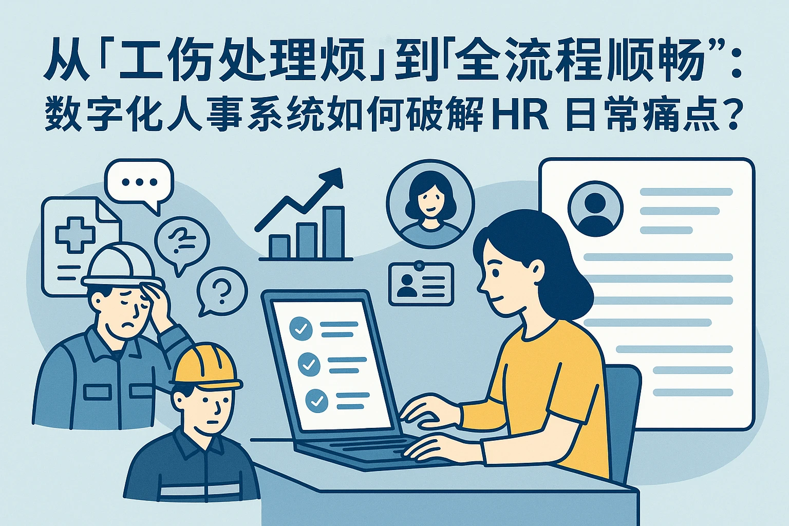 从“工伤处理烦”到“全流程顺畅”:数字化人事系统如何破解HR日常痛点?