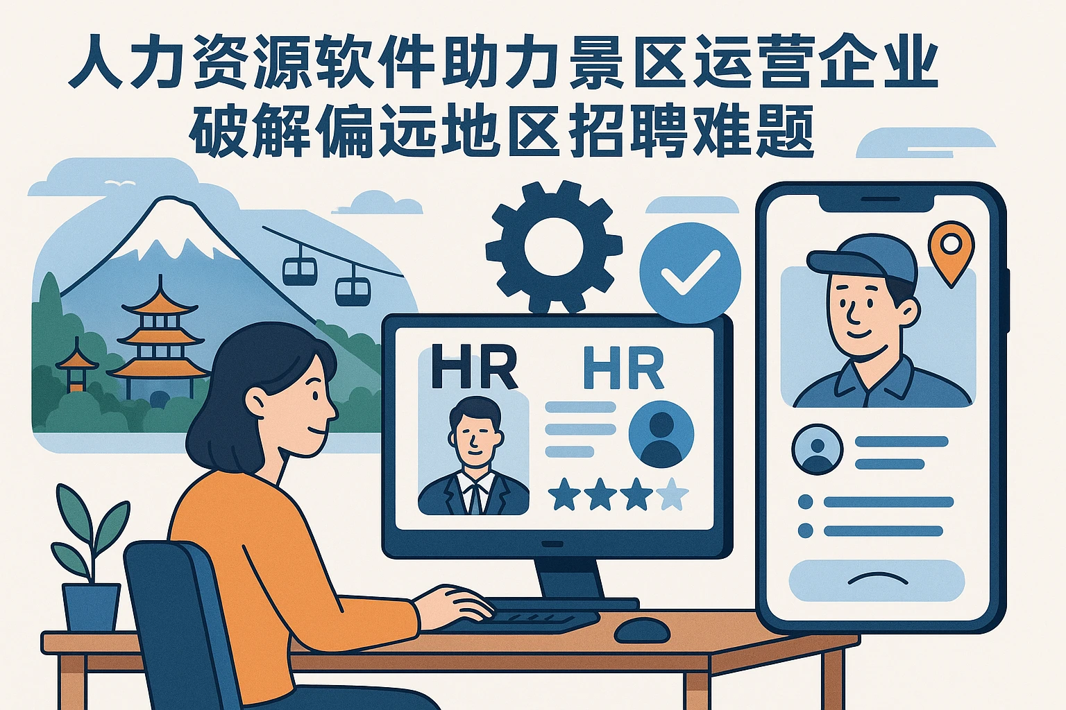 人力资源软件助力景区运营企业破解偏远地区招聘难题