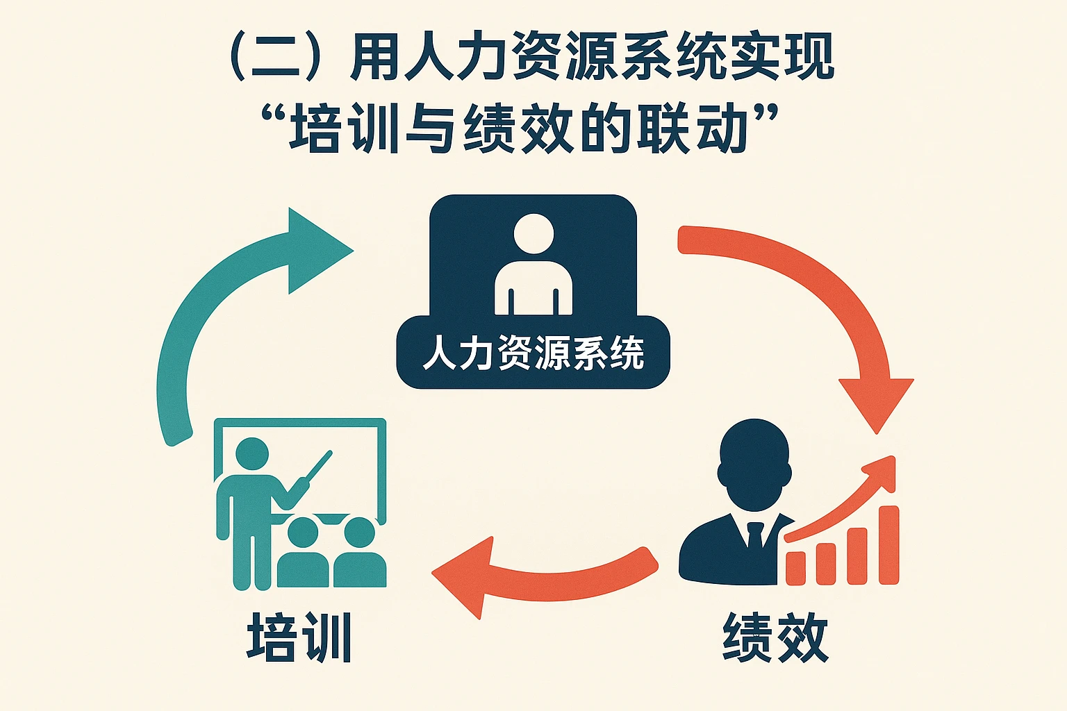 （二）用人力资源系统实现“培训与绩效的联动”