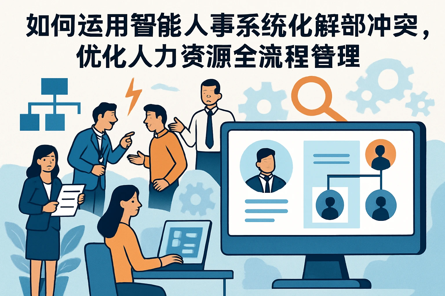 如何运用智能人事系统化解部门冲突，优化人力资源全流程管理