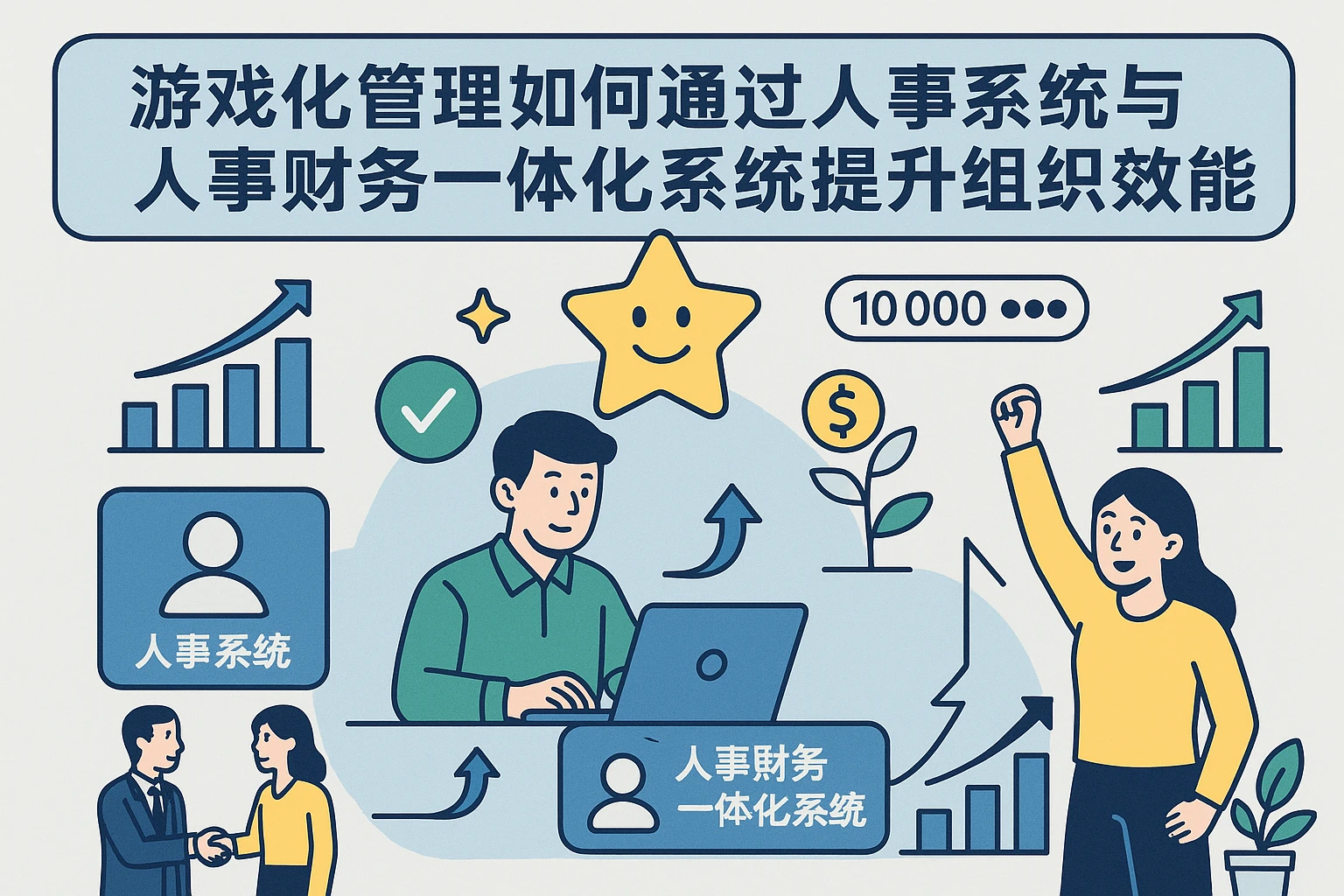游戏化管理如何通过人事系统与人事财务一体化系统提升组织效能