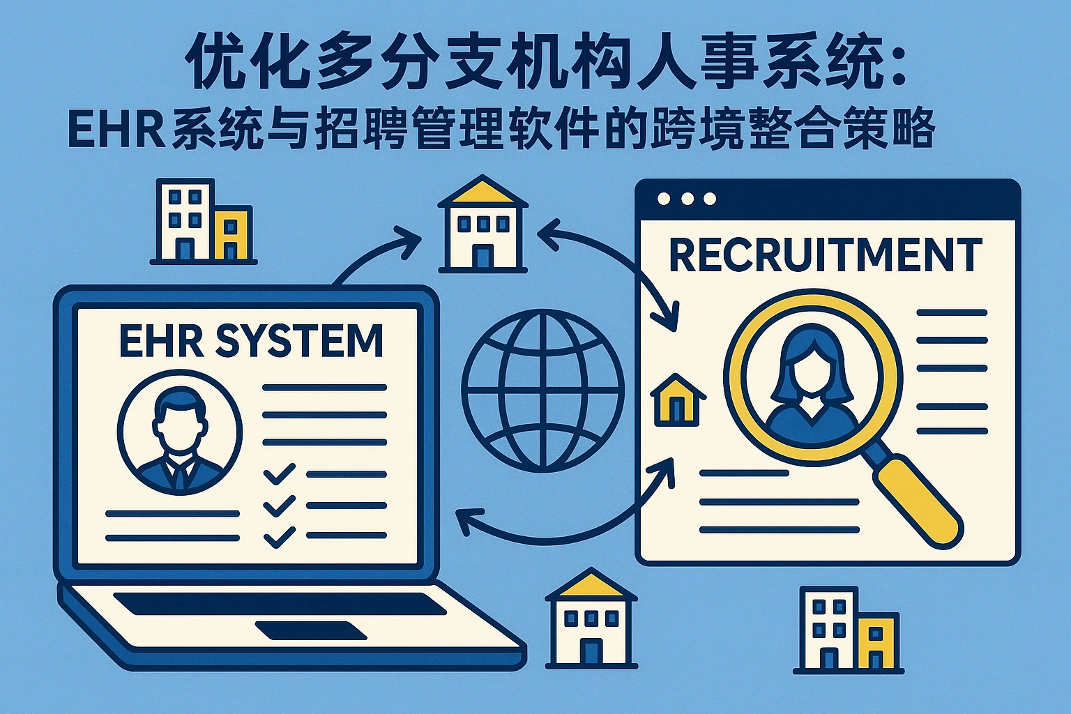 优化多分支机构人事系统：EHR系统与招聘管理软件的跨境整合策略