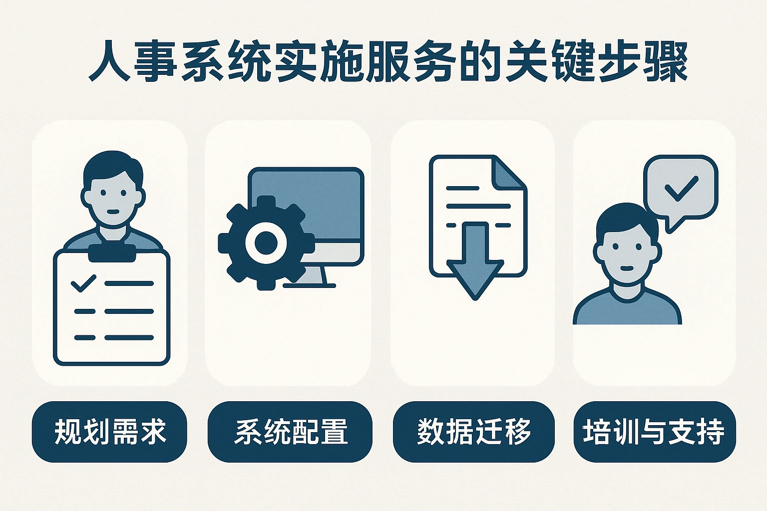 人事系统实施服务的关键步骤