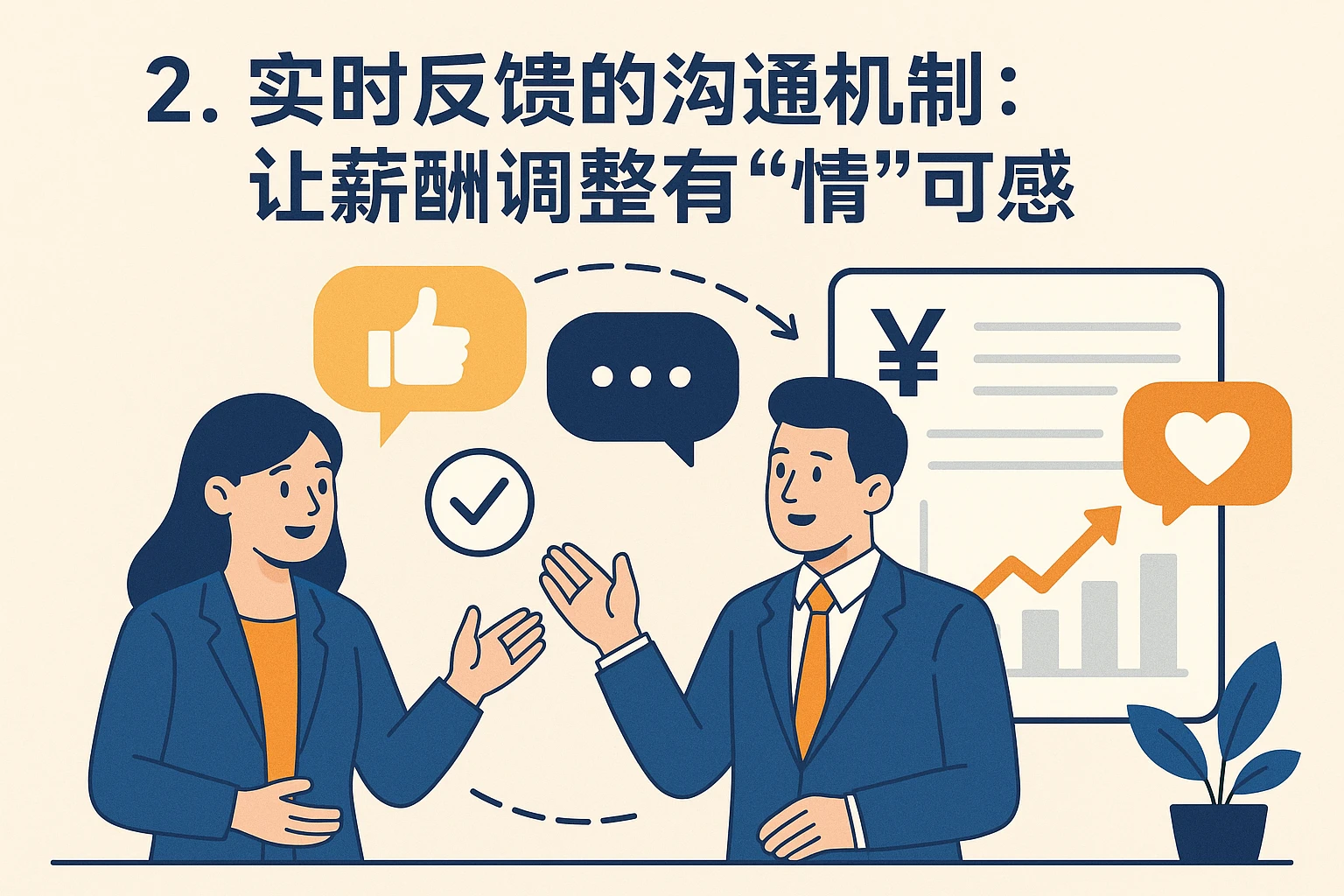2. 实时反馈的沟通机制：让薪酬调整有“情”可感