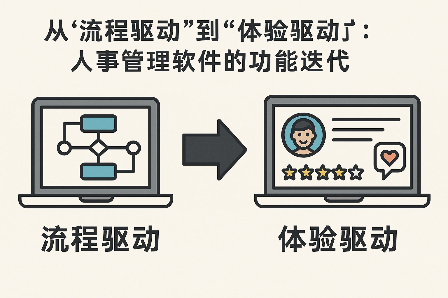 2. 从“流程驱动”到“体验驱动”:人事管理软件的功能迭代