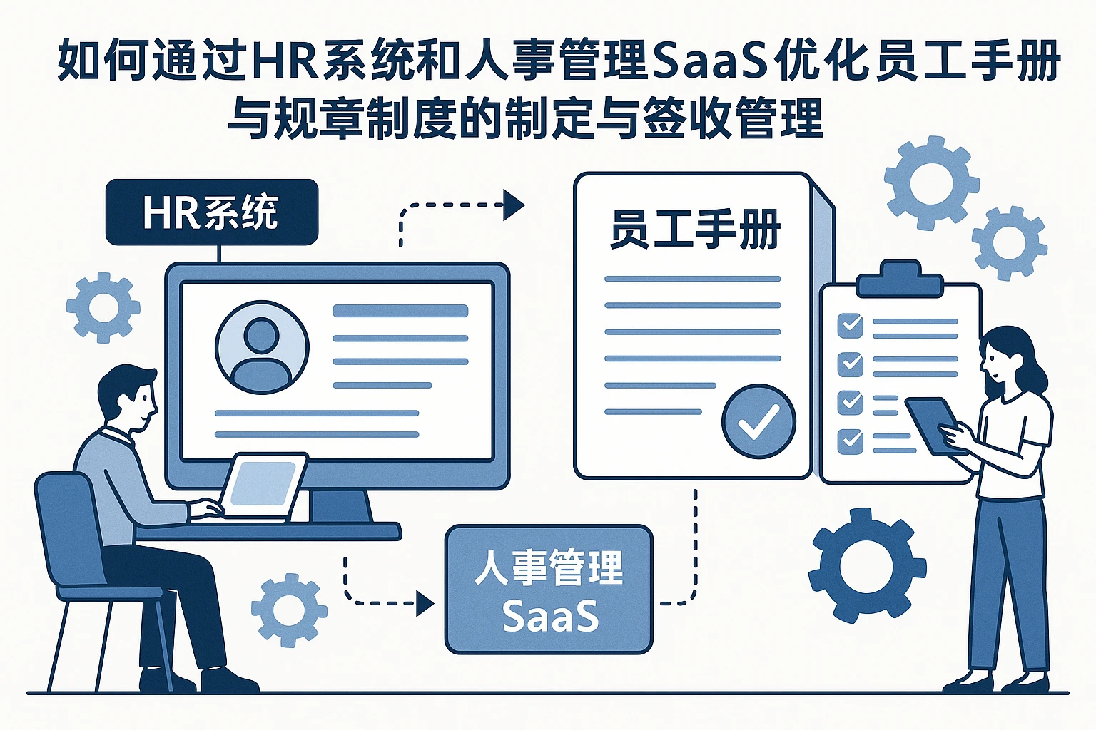 如何通过HR系统和人事管理SaaS优化员工手册与规章制度的制定与签收管理