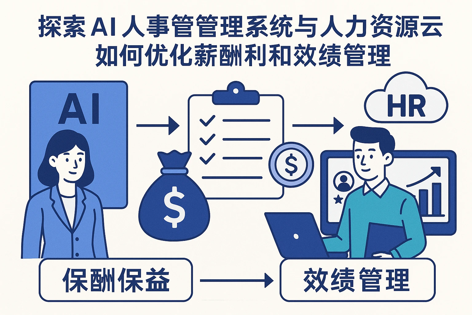 探索AI人事管理系统与人力资源云系统如何优化薪酬福利和绩效管理