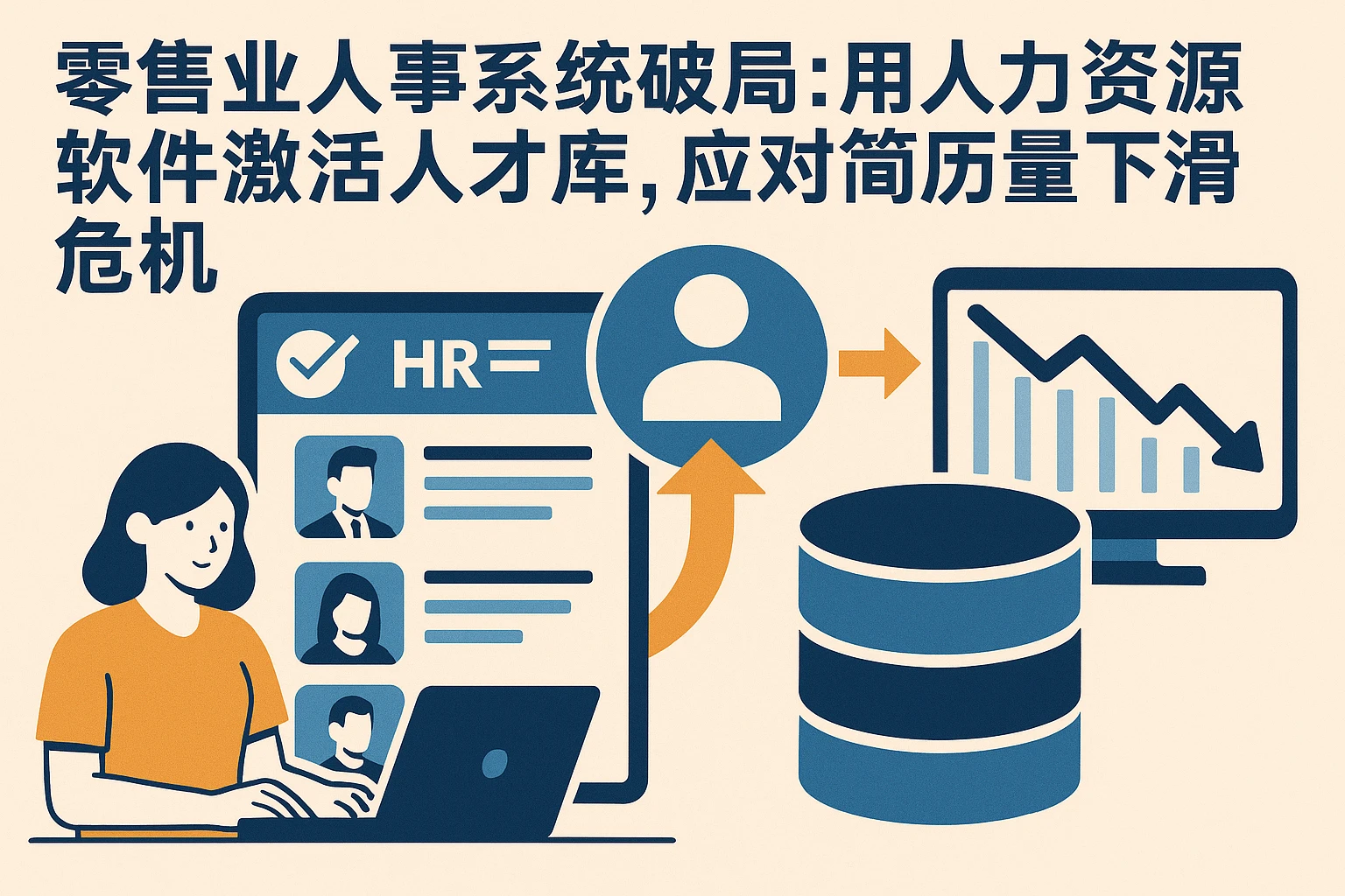 零售业人事系统破局：用人力资源软件激活人才库，应对简历量下滑危机