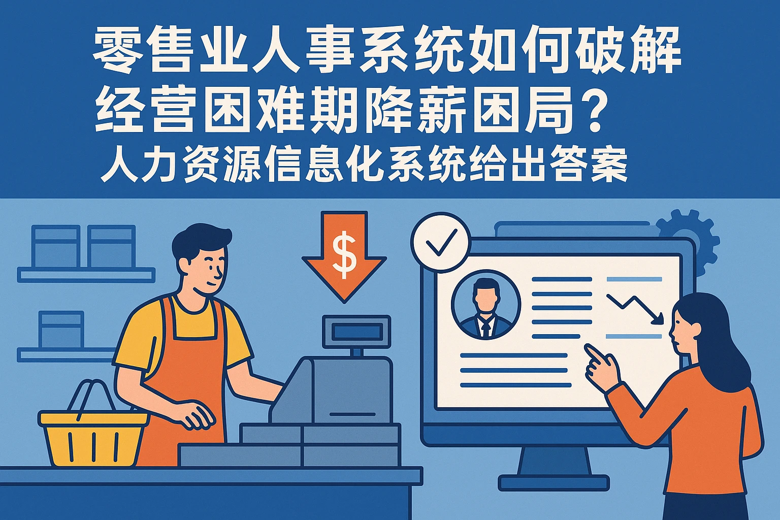 零售业人事系统如何破解经营困难期降薪困局？人力资源信息化系统给出答案