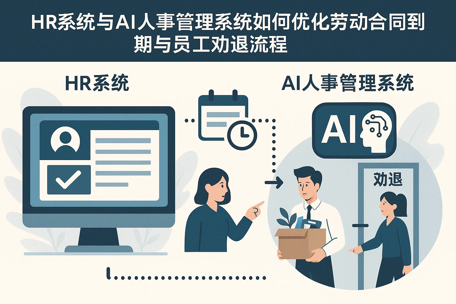 HR系统与AI人事管理系统如何优化劳动合同到期与员工劝退流程