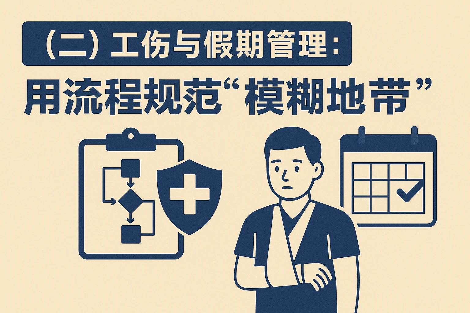 （二）工伤与假期管理：用流程规范“模糊地带”