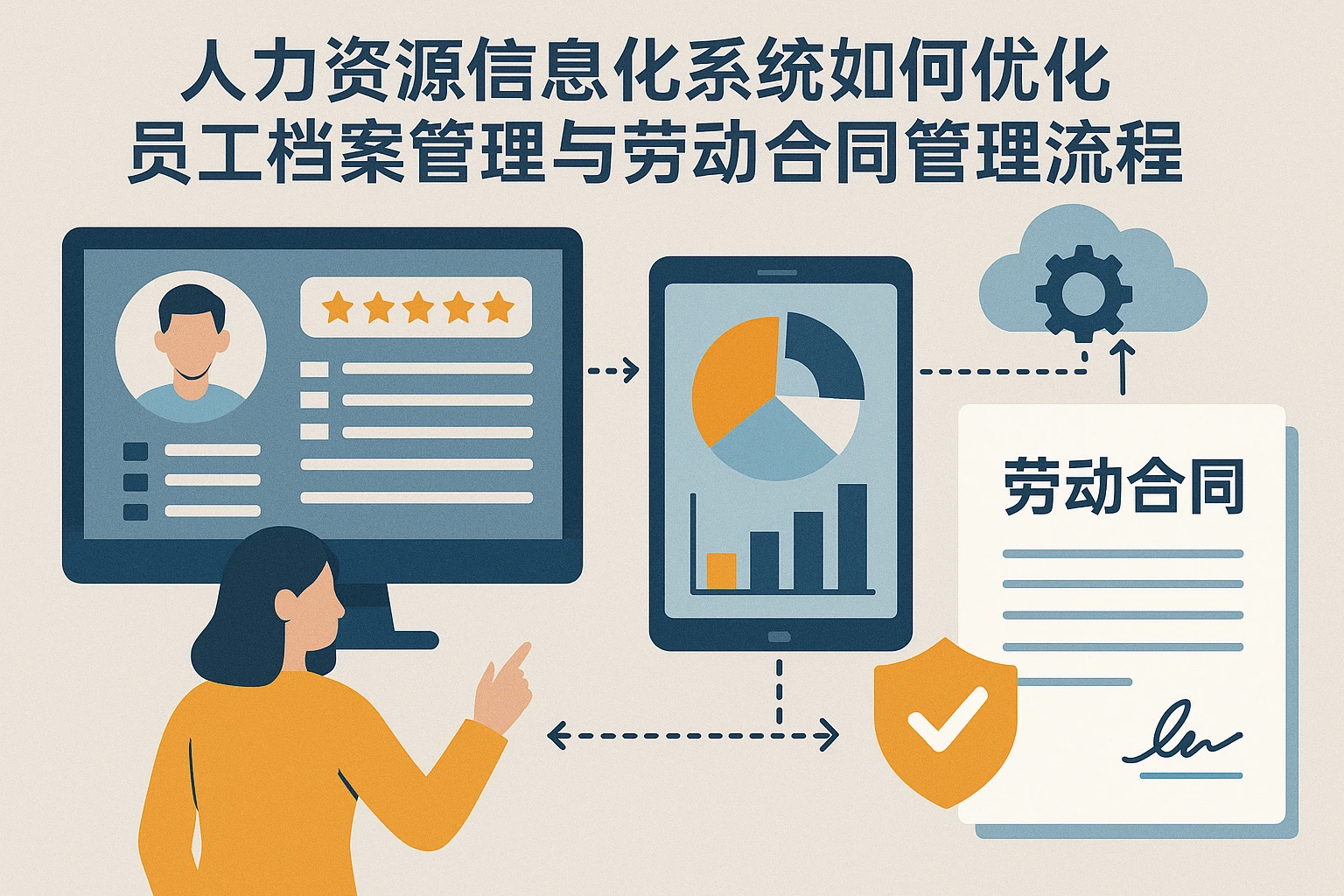 人力资源信息化系统如何优化员工档案管理与劳动合同管理流程