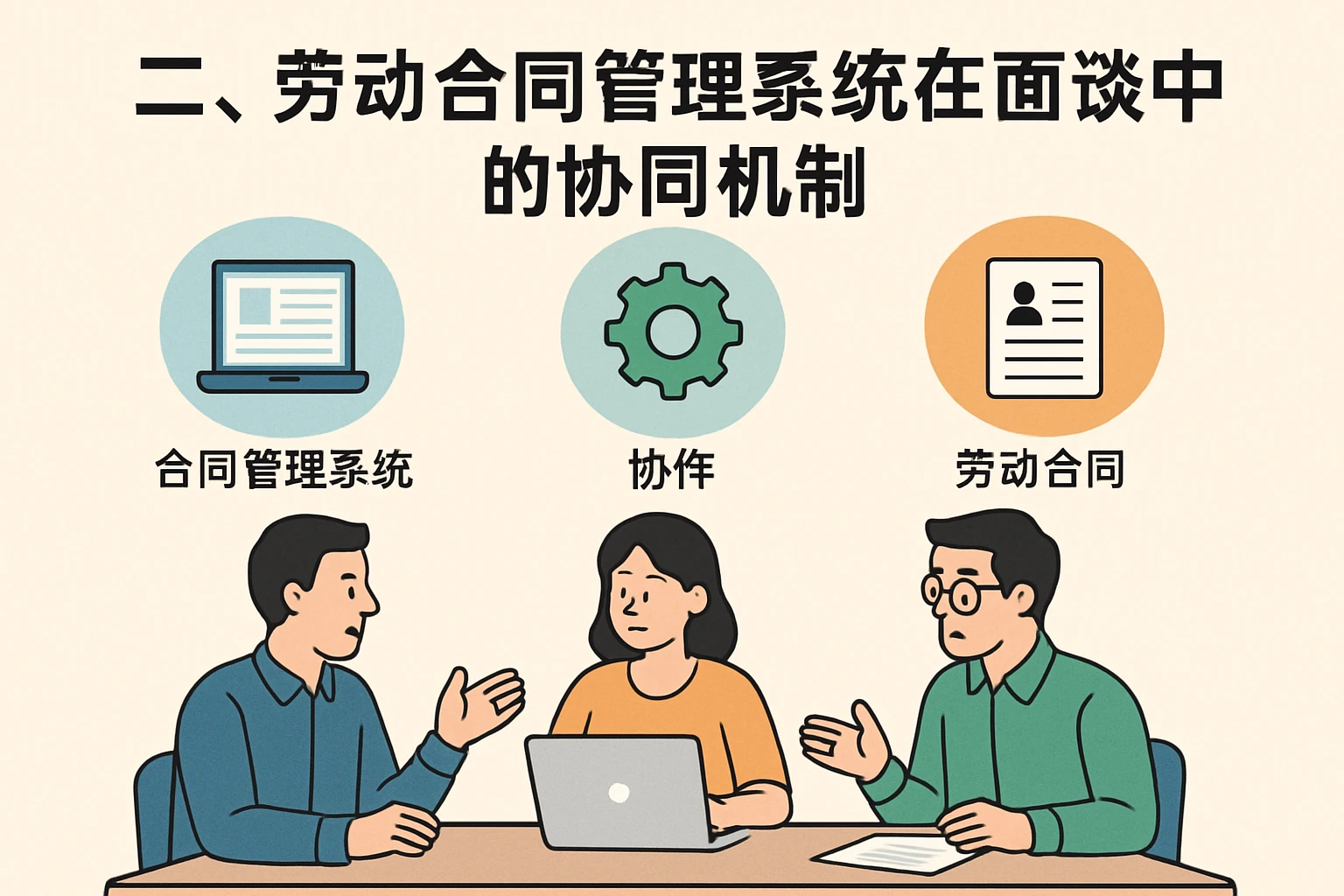 二、劳动合同管理系统在面谈中的协同机制