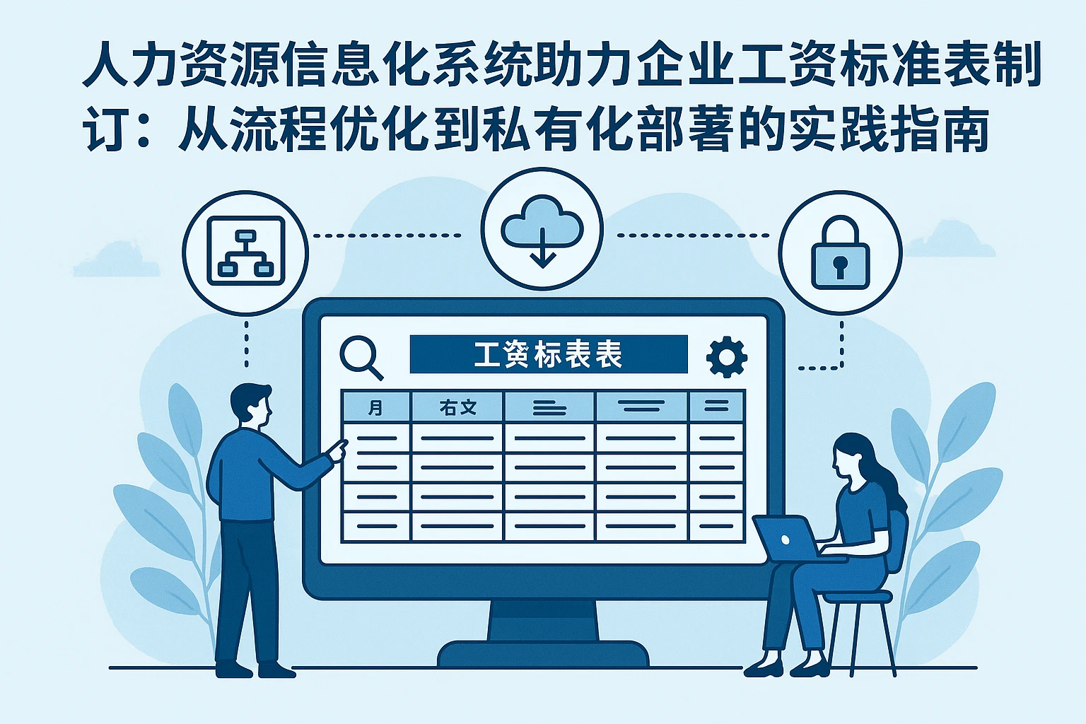 人力资源信息化系统助力企业工资标准表制订：从流程优化到私有化部署的实践指南