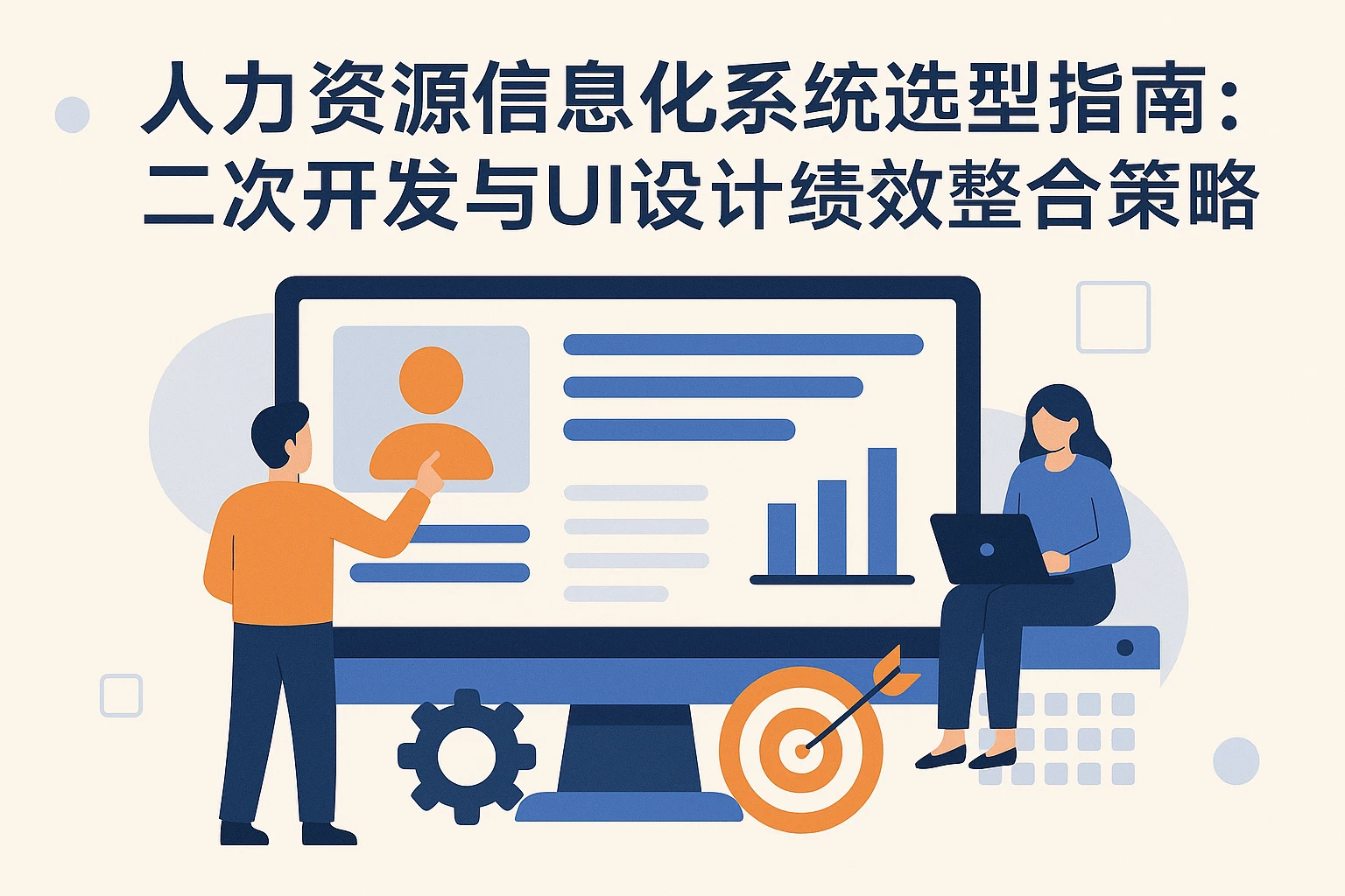 人力资源信息化系统选型指南：二次开发与UI设计绩效整合策略