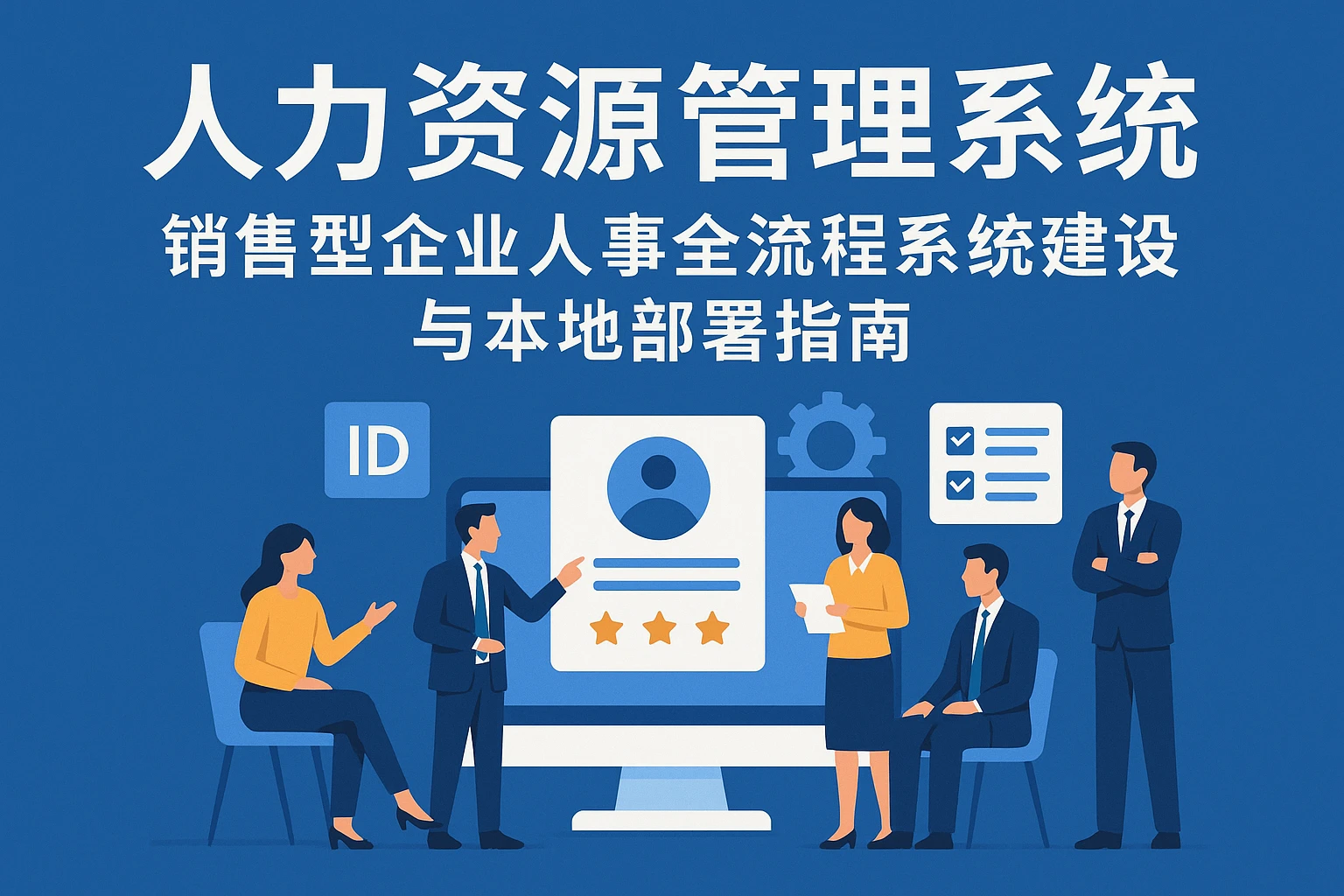 人力资源管理系统:销售型企业人事全流程系统建设与本地部署指南