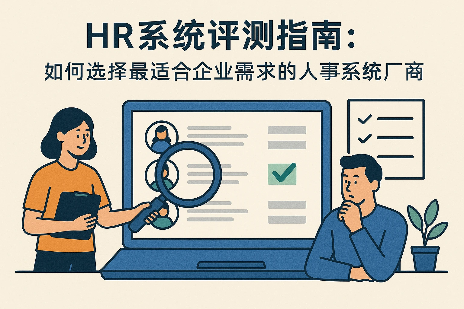 HR系统评测指南：如何选择最适合企业需求的人事系统厂商