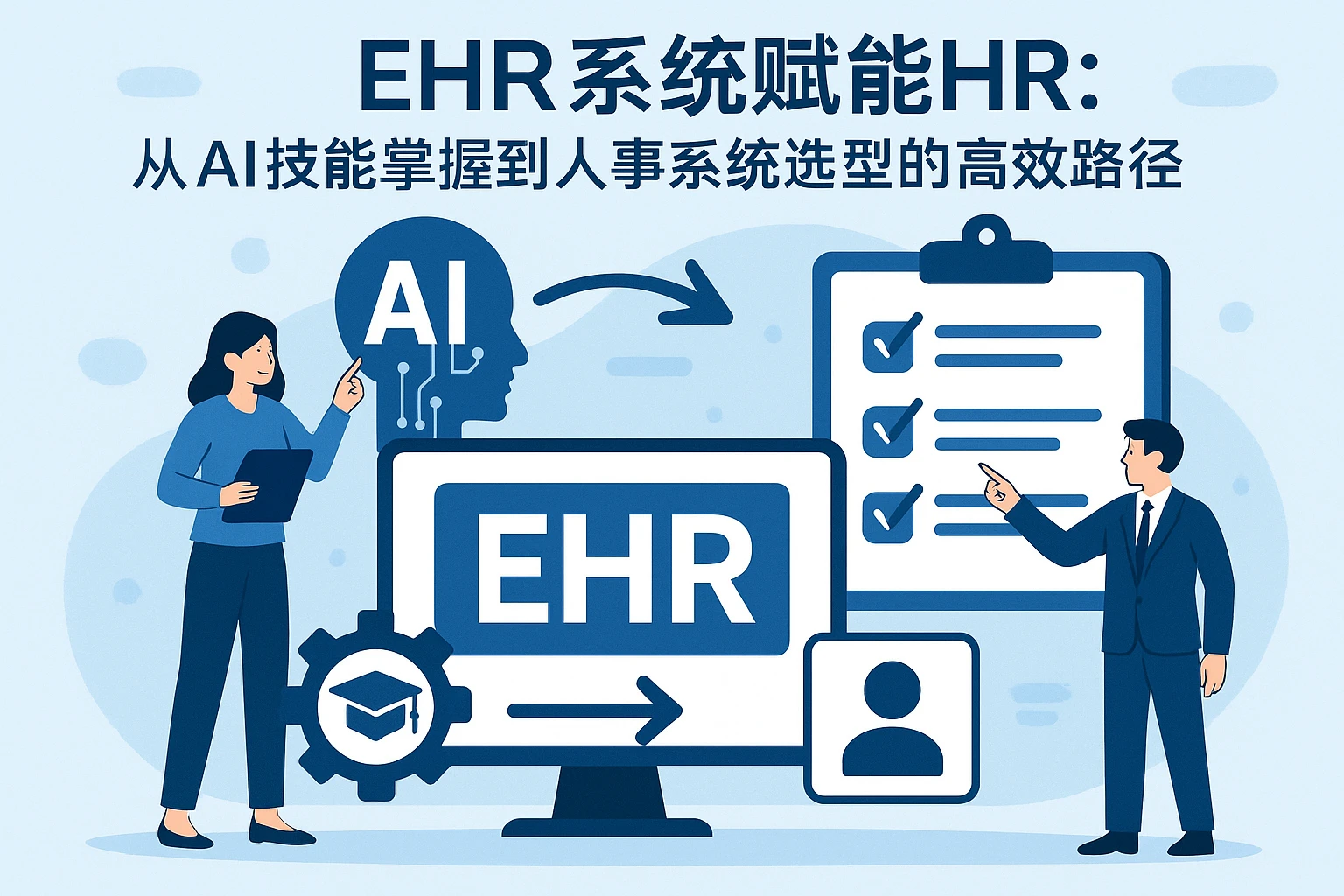 EHR系统赋能HR：从AI技能掌握到人事系统选型的高效路径