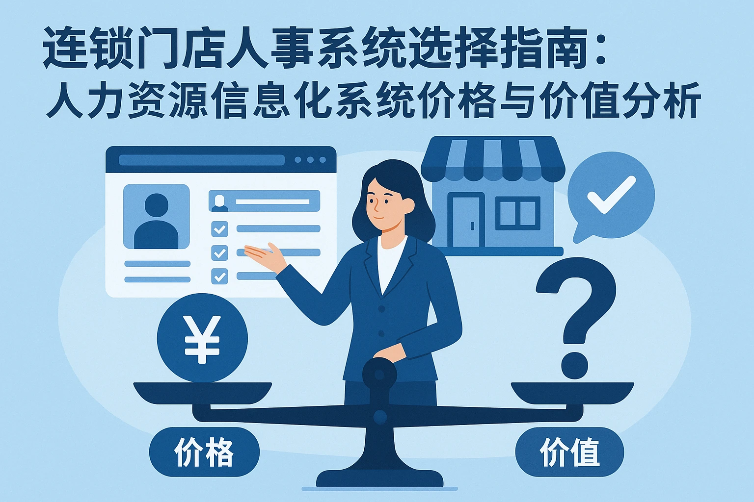 连锁门店人事系统选择指南：人力资源信息化系统价格与价值分析