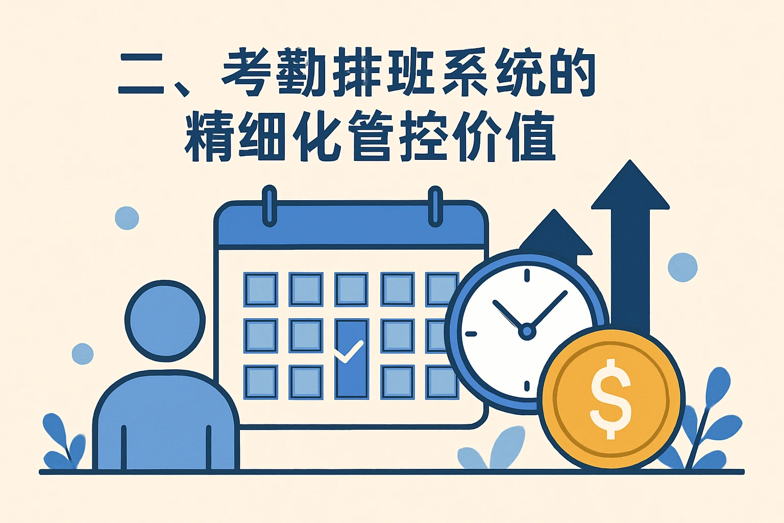 二、考勤排班系统的精细化管控价值