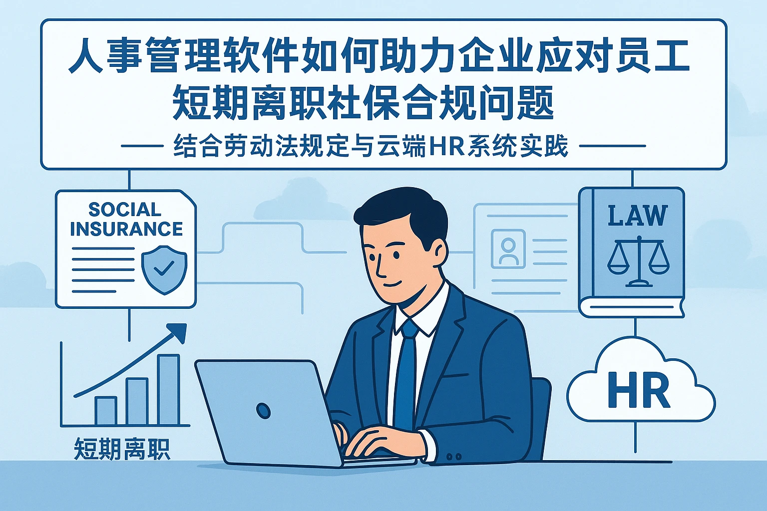 人事管理软件如何助力企业应对员工短期离职社保合规问题——结合劳动法规定与云端HR系统实践