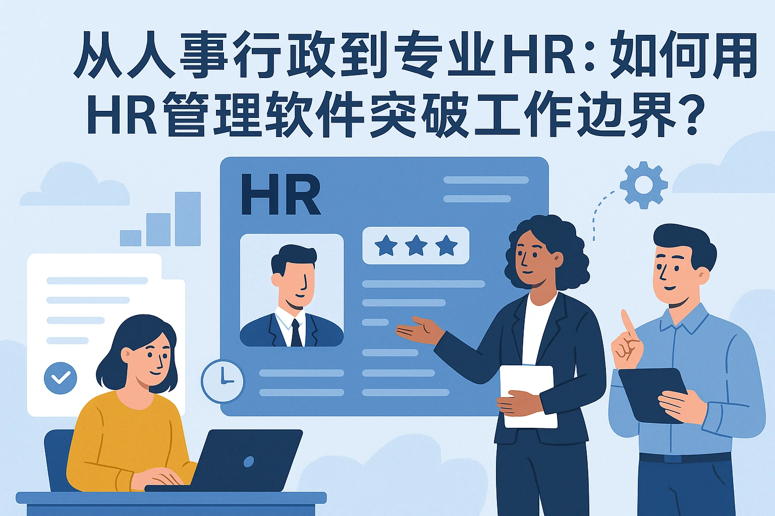 从人事行政到专业HR：如何用HR管理软件突破工作边界？