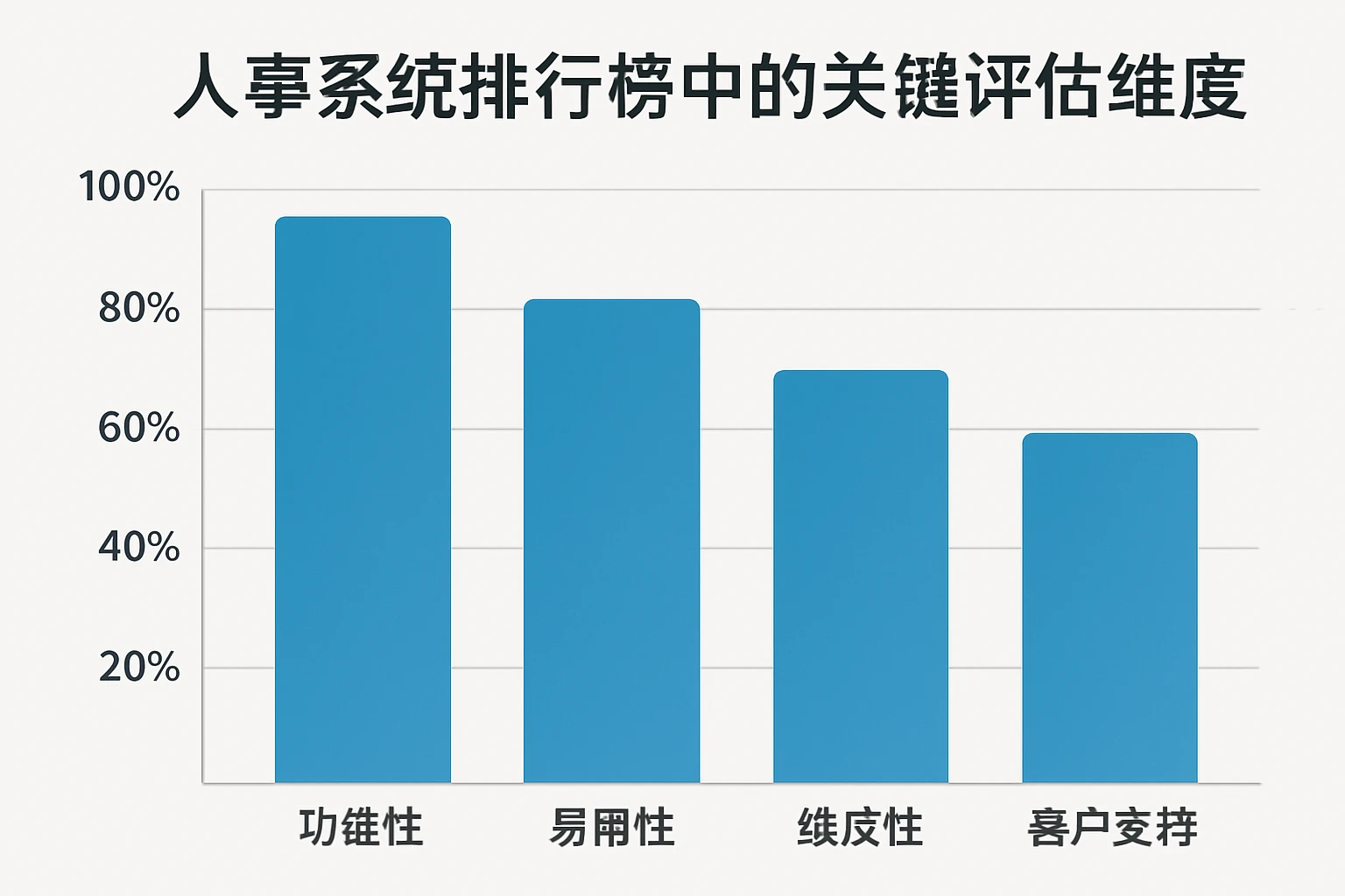 人事系统排行榜中的关键评估维度