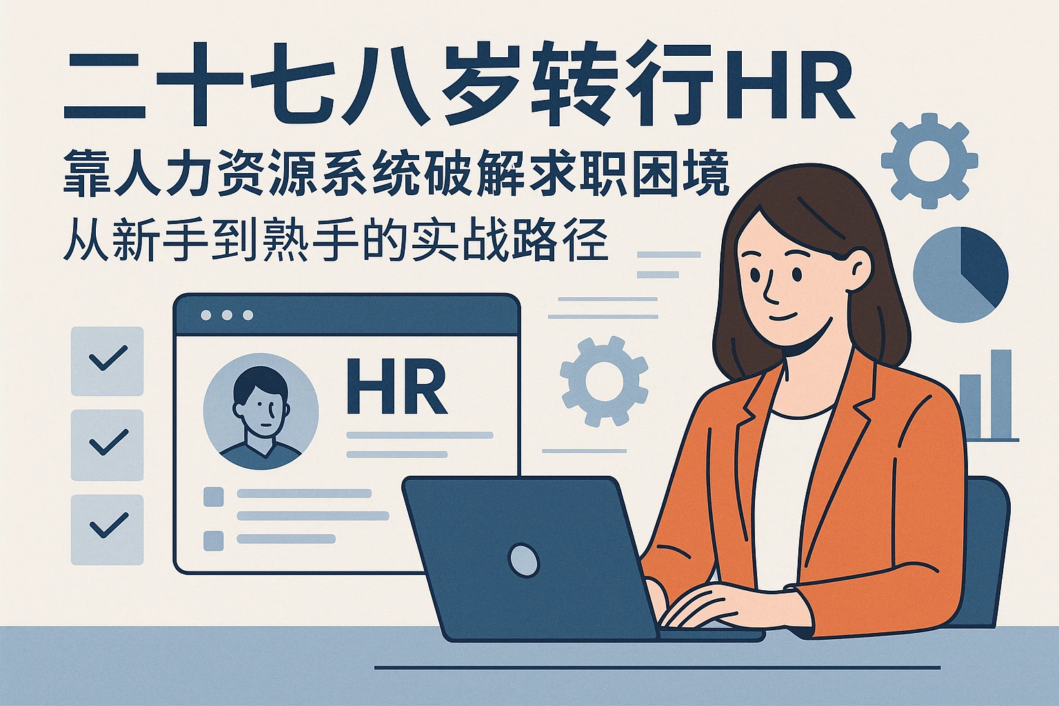 二十七八岁转行HR：靠人力资源系统破解求职困境，从新手到熟手的实战路径