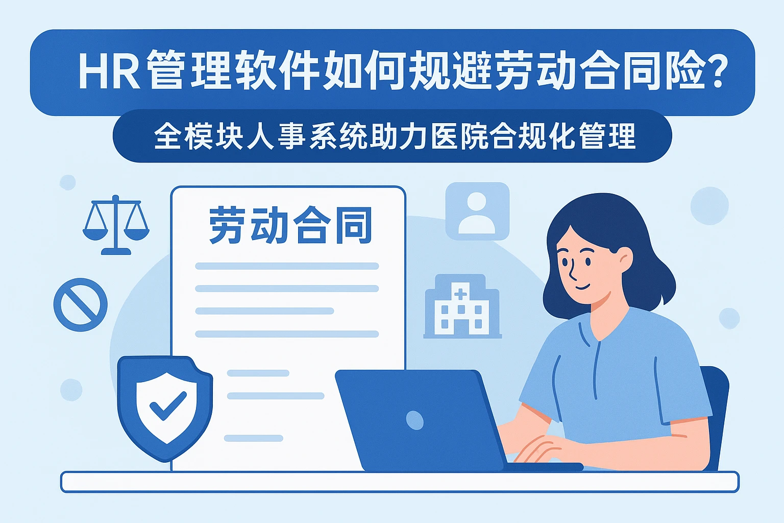 HR管理软件如何规避劳动合同风险?全模块人事系统助力医院合规化管理